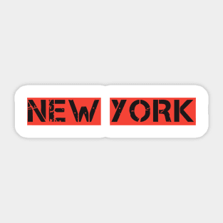 NEW YORK Sticker